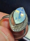 AMAZING 5.00 CT Natural Fire Opalite 925 Solid Sterling Silver Ring Size 6.5 L2 — photo 2