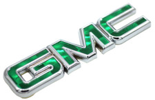 For Gmc Logo Emblem Green 6.75 X 1.5 Adhesive Universal