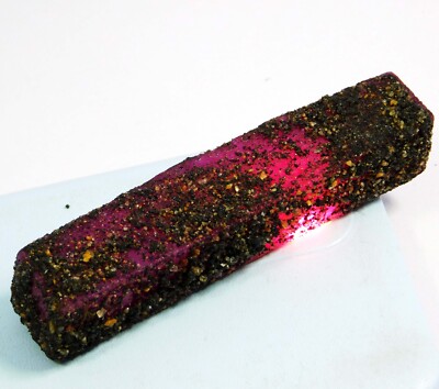 85x20.8x18 mm Natural 316.50 Ct Earth Mined Red Ruby Rough Loose ...