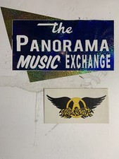 Aerosmith 2 3/4  X 5  In. Original 1980  s Bumper Sticker
