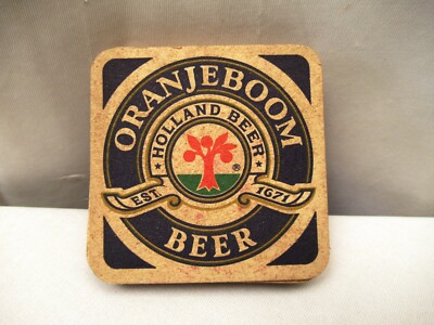 Vintage Oranjeboom Holland Beer Coaster Set 9 Teilig Niederländische Bar