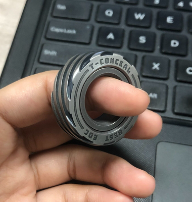 Fidget Slider Roue à cliquet Anneau Fidget Adulte Edc Métal Fidget