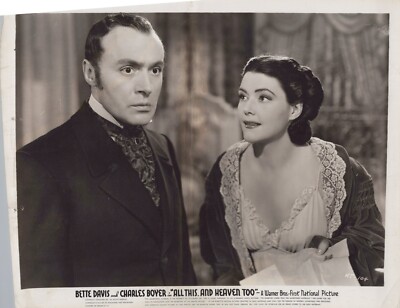 Barbara O'Neil + Charles Boyer in All This, and Heaven Too (1939)   Photo K 301