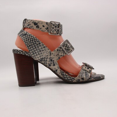 Vionic 382 Carmel Women's US 9 Snake Python Strappy Heels heeled Sandals