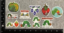 Lot of 10 Assorted Eric Carle Very Hungry Caterpillar Stickers