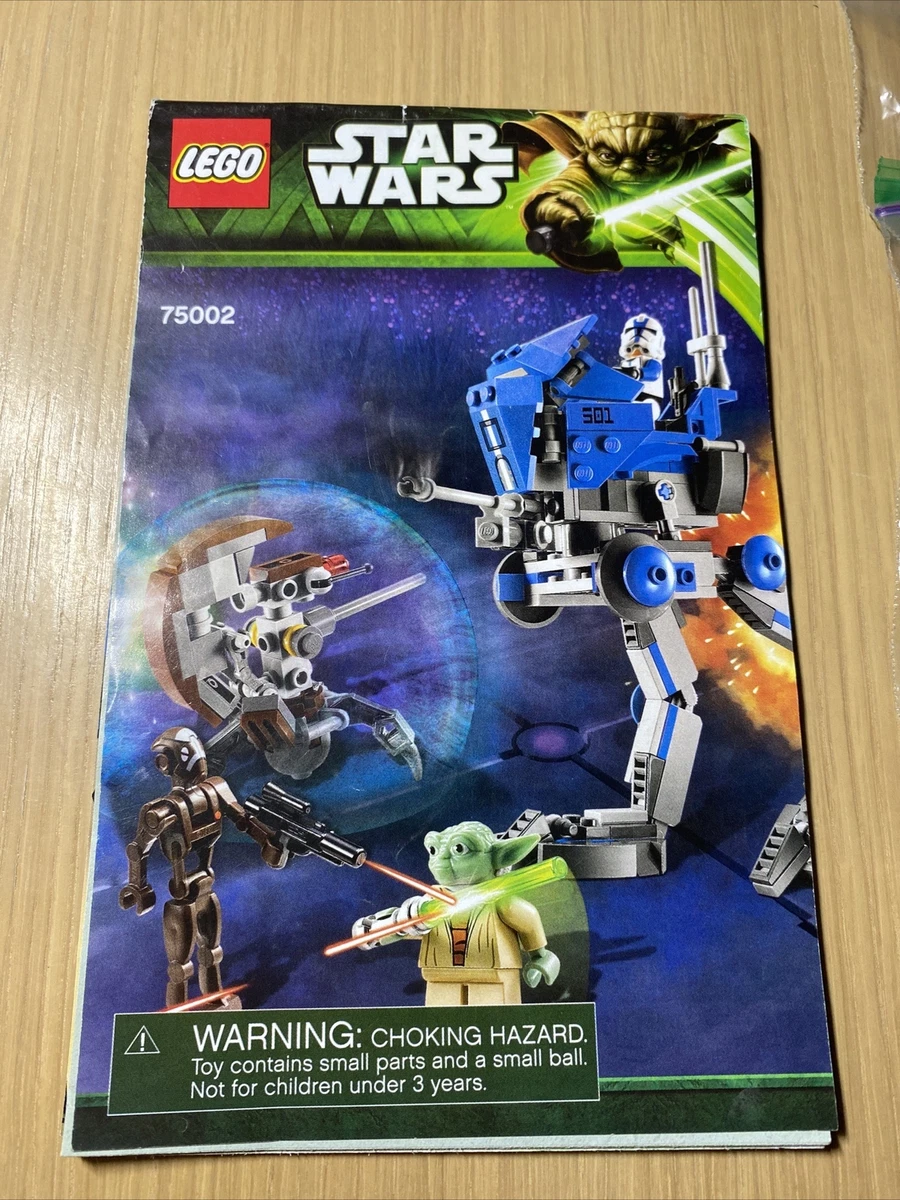 LEGO STAR WARS ATRT 2013 SET 75002 501ST TROOPER 100 COMPLETE WITH INSTRUCTION