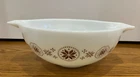 Vintage Pyrex Town and Country Pattern Cinderella Mixing Bowl 4 Qt #444