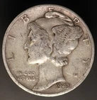 1943 MERCURY DIME-FRESH FROM AN OLD COLLECTION- LOT AA-5363