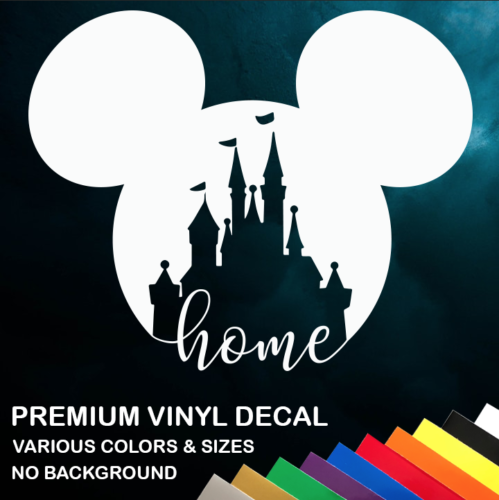 Walt Disney World Home Vinyl Window Sticker Decal Car Truck Many colors ...