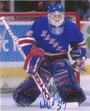 New York Rangers Dan Cloutier Autographed Signed 8x10 Photo COA 