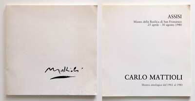 Carlo Mattioli Anthologische Ausstellung 1961/1980 Assisi San Francesco 1980