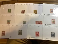 ICOLLECTZONE  Sarawak Dealer Card Lot hinged and used   (B300-90)