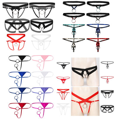 DE Herren Unterwäsche Jockstrap O Ring G-String Slips String Jockstrap Dessous