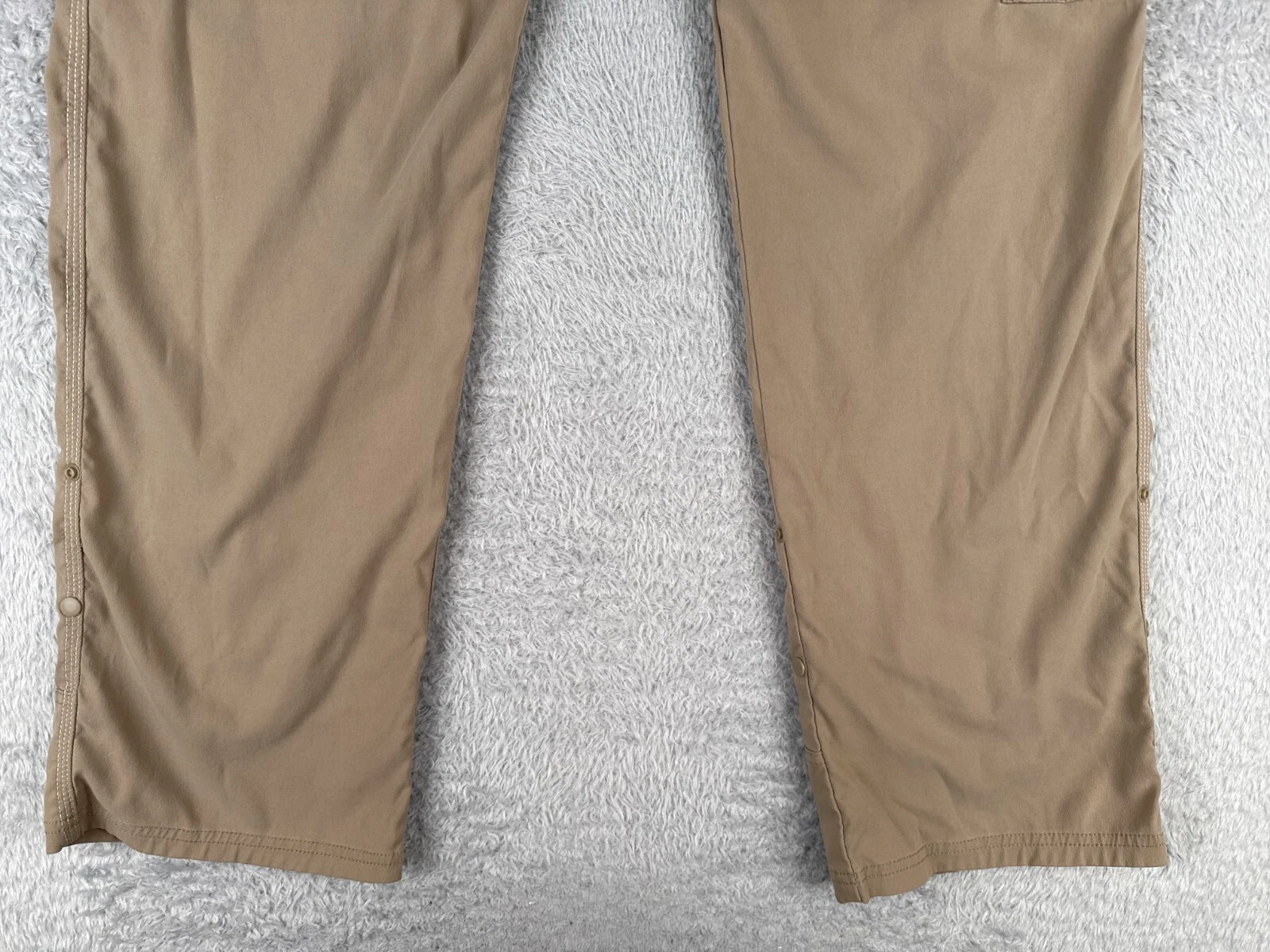 prana cargo pocket nylon blend belted hiking camping pants