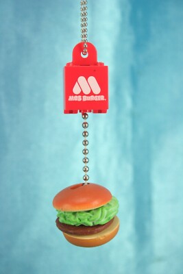 Bandai MOS Burger YuraYura Miniature Gashapon Figure Keychain Teriyaki Burger