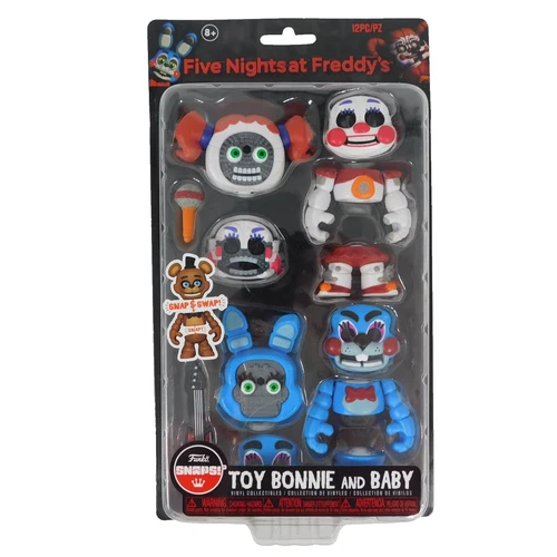Five Night At Freddys Security Breach Toy Bonnie Baby SNAPS Figures Bunny  FNAF