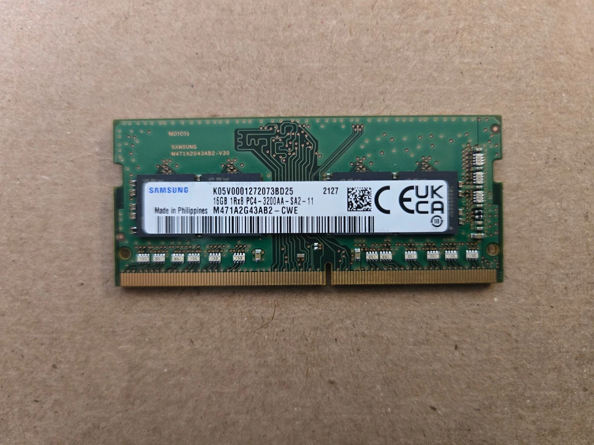 Samsung DDR4 SDRAM 16 GB Total Capacity Memory (RAM) for sale | eBay