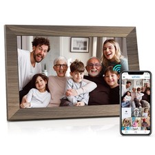 10.1 WiFi Digital Picture Frame, IPS Touch Screen Smart Cloud Digital Photo F...