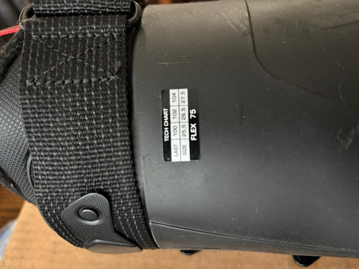 Head Edge Next 75 flex Ski Boots MP 25.5 To 27.5 BLACK | eBay