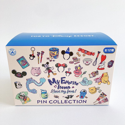 Tokyo Disney Resort Pin Collection My Favorite Items  Complete Box Limited