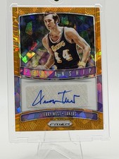 Jerry West 2019-20 Panini Prizm Orange Ice Prizm Penmanship Auto #PM-JWS