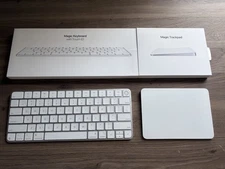 Apple Magic Keyboard (Touch ID) + Apple Magic Trackpad - USB-C - White