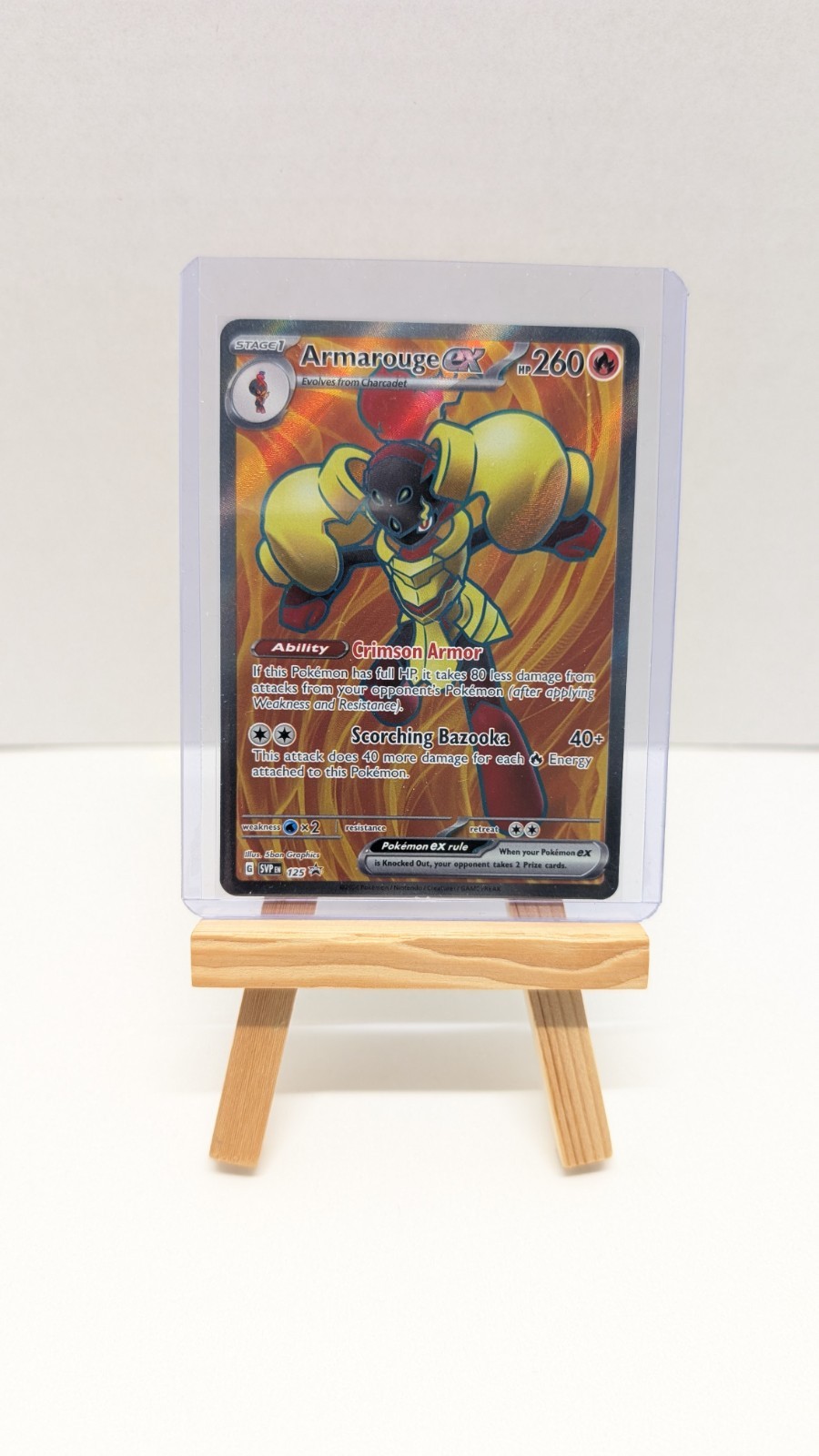 Pokémon TCG, Armarouge Ex SVP 125 - Black Star Promo