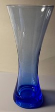 VASE EN VERRE DÉGRADÉ BLEU YVES ROCHER NEUF