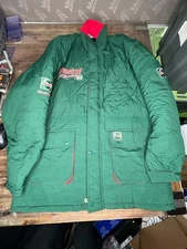 Castrol Racing Green Zip Up Jacket Coat 2XL 