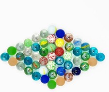 50Pcs 16mm Glass Marbles Multiple Colors Bulk Collection Cat Eye Marble 50pcs
