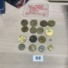 Antique Pocket Watch Movement - Spares Or Repair - Ref 92