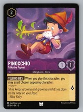 PINOCCHIO - TALKATIVE PUPPET 58/204 UC LORCANA NM 2 LEON