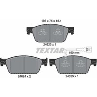 Textar 2462301 Bremsbelagsatz FüR Vw Transporter Multivan California T6 T5 7HB