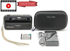  Top MINT Fujifilm FinePix REAL 3D W3 10.0MP Digital Camera Black From JAPAN