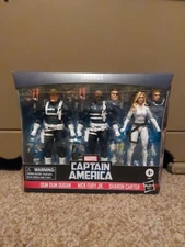 MARVEL LEGENDS 3 PACK DUM DUM DUGAN NICK FURY JR SHARON CARTER SHIELD NEW SEALED