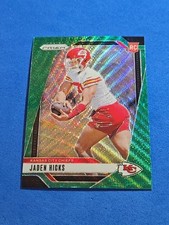 2024 Jaden Hicks ROOKIE RC Panini Prizm #336 Green Wave Prizm
