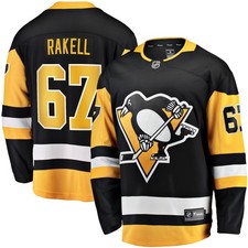 Men's Fanatics Rickard Rakell Black Pittsburgh Penguins Home Breakaway Player