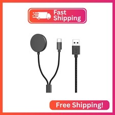 2 in 1 USB-C Magnetic Galaxy Watch Charger for Samsung Galaxy Watch 7/6/5/4/3/Cl