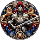 Silver coin 1oz .9999 Knights of Honour Royal Champion - American Eagle 2024