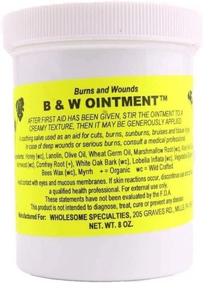 Amish Burn Salve Ointment 8 oz   Beeswax & Aloe plus Unkers rub 7 oz USA  