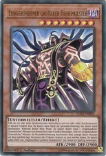 YU-GI-OH, ERDGEBUNDENER GRÖßERER HOHEPREISTER, UR, LED5-DE023, 1. Auflage, TOP