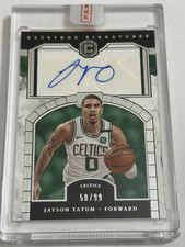 2017-18 Panini Cornerstones Jayson Tatum Keystone Signatures Rookie Auto /99 RC