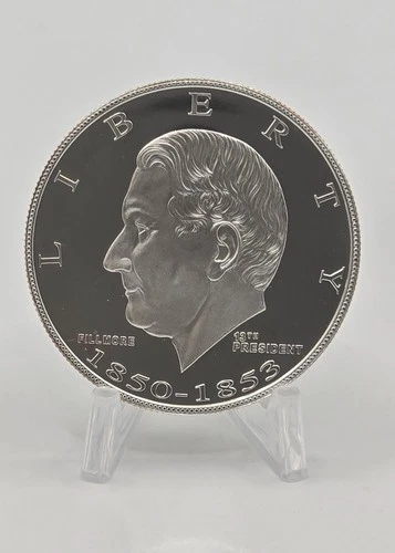 1850-1853 Millard Fillmore 13th President Proof 1oz. .999 Silver Round