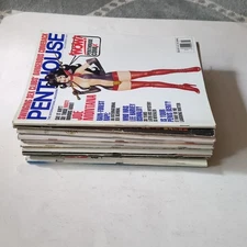 Penthouse Magazine 1993 Complete Year Lot of 12 