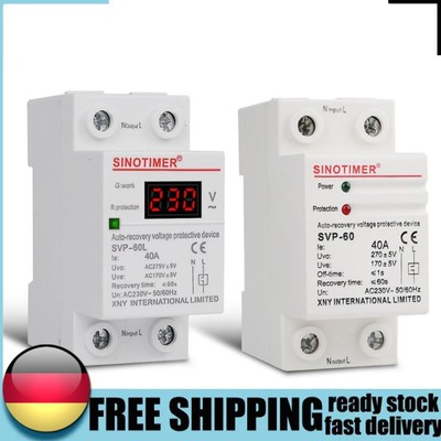 50/60Hz Automatic Recovery Reconnect Overvoltage Under Voltage Protective Device