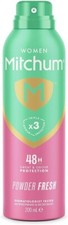 Mitchum Women Triple Odor Defense Deodorant Spray 48hr, Antiperspirant 200ml Uk