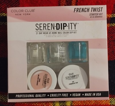 SERENDIPITY French twist nail color dip Starter kit COLOR CLUB new york