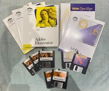 Adobe Illustrator 4.1 pour Windows Logiciel vintage très rare [COLLECTIONNEUR]