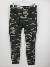 Pilcro and the Letterpress Jeans Womens 26 Camo High Rise Skinny Corduroy