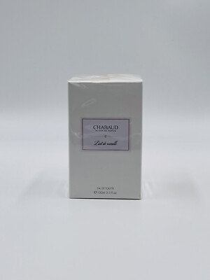 Chabaud LAIT DE VANILLE 100ml /3.4 oz Eau de Toilette SEALED BOX Authentic 